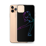 Coque Patin à Glace <br/> Pirouette Cambrée Néon (iPhone)