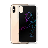 Coque Patin à Glace <br/> Pirouette Cambrée Néon (iPhone)
