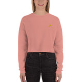 Sweat Crop-Top <br/> Hydroblade Gold