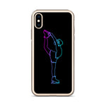 Coque Patin à Glace <br/> Biellmann Néon (iPhone)