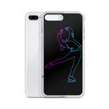 Coque Patin à Glace <br/> Pirouette Cambrée Néon (iPhone)