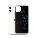 Coque Patin à Glace <br/> Pirouette Cambrée Néon (iPhone)