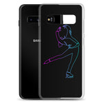 Coque Patin à Glace <br/> Pirouette Cambrée Néon (Samsung)