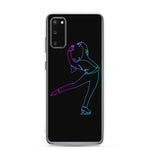 Coque Patin à Glace <br/> Pirouette Cambrée Néon (Samsung)