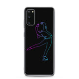 Coque Patin à Glace <br/> Pirouette Cambrée Néon (Samsung)