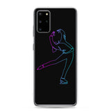Coque Patin à Glace <br/> Pirouette Cambrée Néon (Samsung)