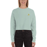 Sweat Crop-Top <br/> Hydroblade Gold