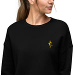 Sweat Crop-Top <br/> Pirouette Cambrée Gold
