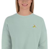 Sweat Crop-Top <br/> Hydroblade Gold