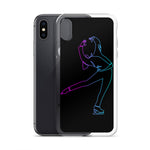 Coque Patin à Glace <br/> Pirouette Cambrée Néon (iPhone)