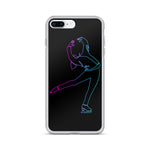 Coque Patin à Glace <br/> Pirouette Cambrée Néon (iPhone)