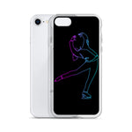 Coque Patin à Glace <br/> Pirouette Cambrée Néon (iPhone)