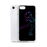 Coque Patin à Glace <br/> Pirouette Cambrée Néon (iPhone)