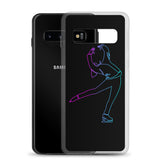 Coque Patin à Glace <br/> Pirouette Cambrée Néon (Samsung)