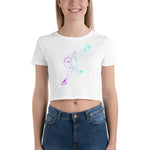T-shirt Crop-Top <br/> Arabesque Néon