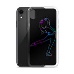 Coque Patin à Glace <br/> Pirouette Cambrée Néon (iPhone)