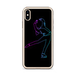 Coque Patin à Glace <br/> Pirouette Cambrée Néon (iPhone)