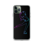 Coque Patin à Glace <br/> Pirouette Cambrée Néon (iPhone)