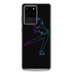 Coque Patin à Glace <br/> Pirouette Cambrée Néon (Samsung)