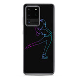 Coque Patin à Glace <br/> Pirouette Cambrée Néon (Samsung)