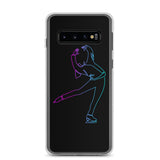 Coque Patin à Glace <br/> Pirouette Cambrée Néon (Samsung)