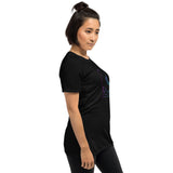 T-shirt Manches Courtes <br/> Patin à Glace Néon