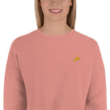 Sweat Crop-Top <br/> Hydroblade Gold