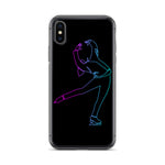 Coque Patin à Glace <br/> Pirouette Cambrée Néon (iPhone)