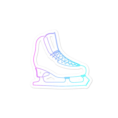 Autocollants Néon <br/> Patin à Glace