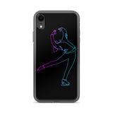 Coque Patin à Glace <br/> Pirouette Cambrée Néon (iPhone)