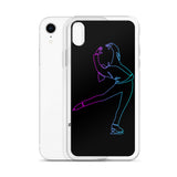 Coque Patin à Glace <br/> Pirouette Cambrée Néon (iPhone)
