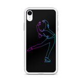 Coque Patin à Glace <br/> Pirouette Cambrée Néon (iPhone)