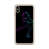 Coque Patin à Glace <br/> Pirouette Cambrée Néon (iPhone)