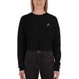 Sweat Crop-Top <br/> Hydroblade Gold